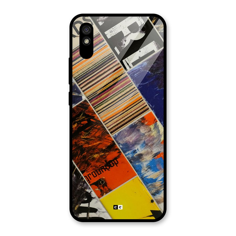 Multiple Textures Glass Back Case for Redmi 9i