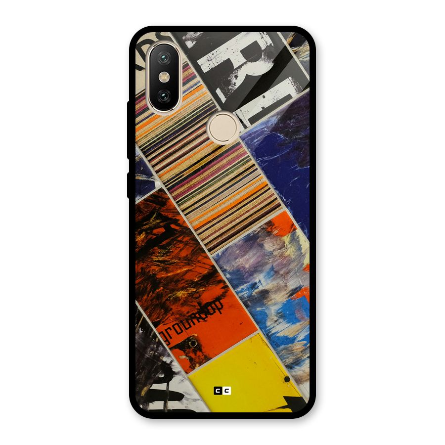 Multiple Textures Glass Back Case for Redmi A2