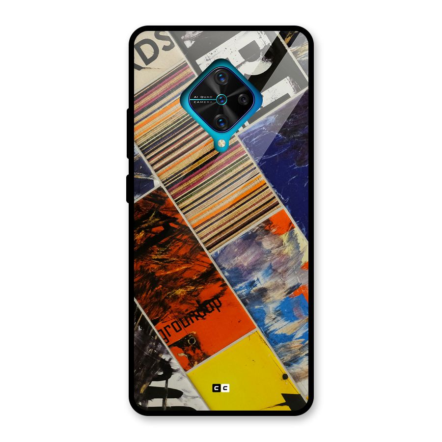 Multiple Textures Glass Back Case for Vivo S1 Pro