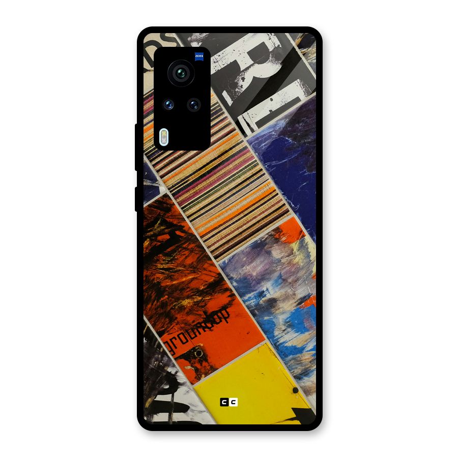 Multiple Textures Glass Back Case for Vivo X60 Pro