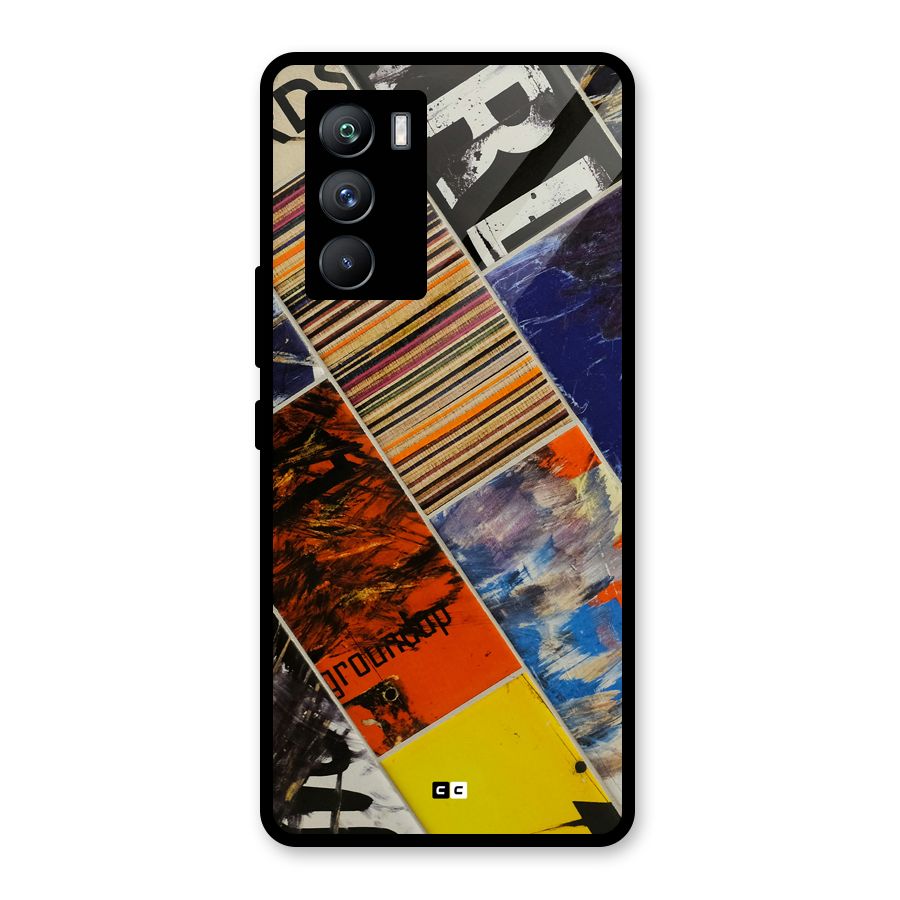 Multiple Textures Glass Back Case for Vivo iQOO 9 SE