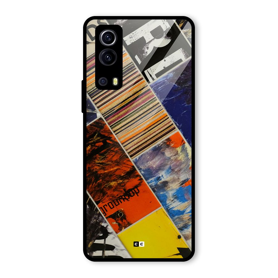 Multiple Textures Glass Back Case for Vivo iQOO Z3