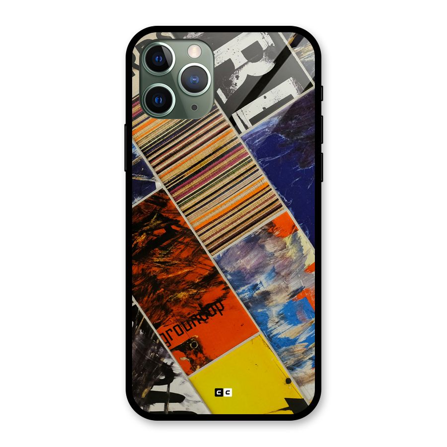 Multiple Textures Glass Back Case for iPhone 11 Pro