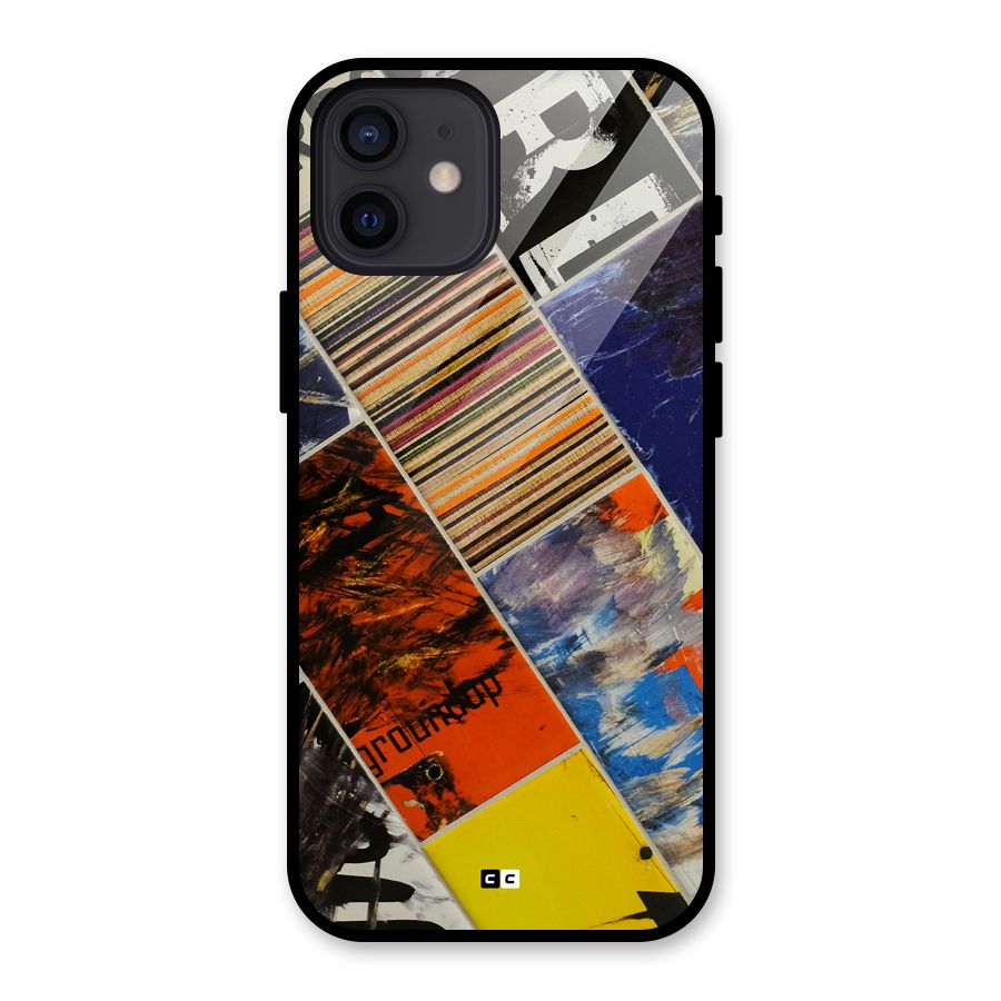 Multiple Textures Glass Back Case for iPhone 12