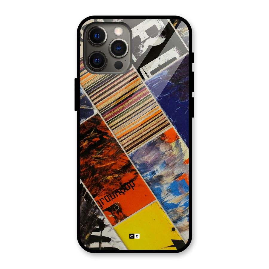 Multiple Textures Glass Back Case for iPhone 12 Pro Max