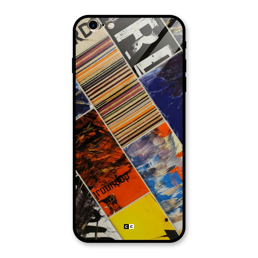 Multiple Textures Glass Back Case for iPhone 6 Plus 6S Plus