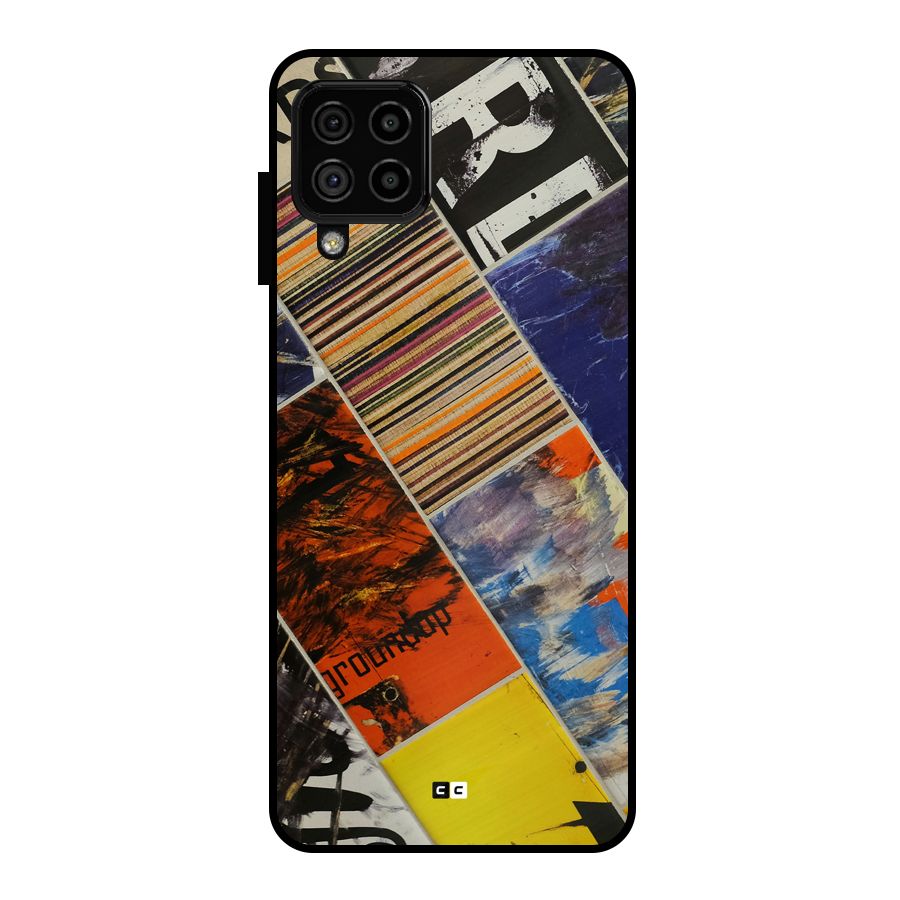 Multiple Textures Metal Back Case for Galaxy A22 4G