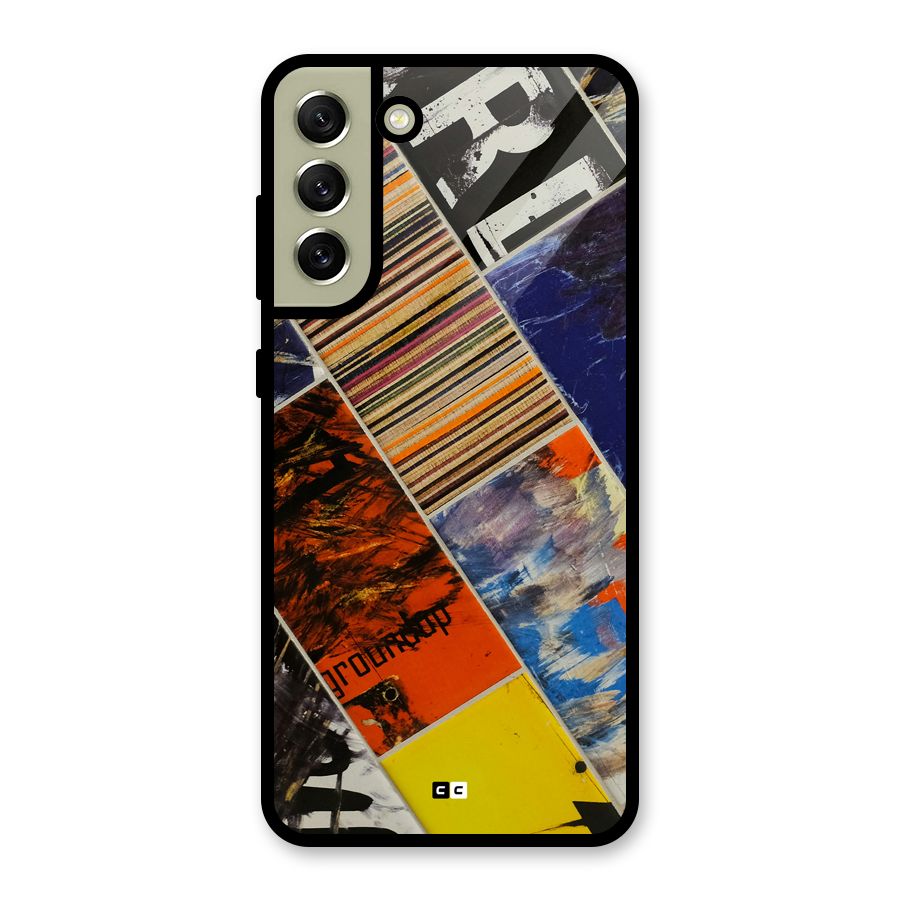 Multiple Textures Metal Back Case for Galaxy S21 FE 5G (2023)