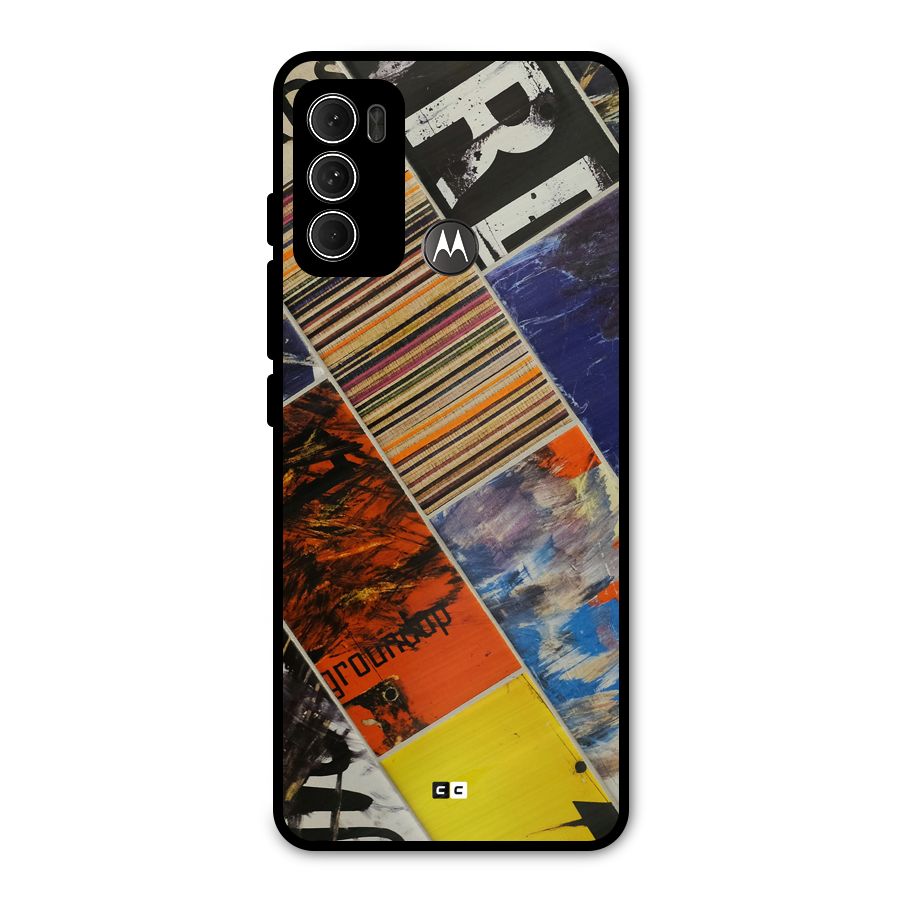 Multiple Textures Metal Back Case for Moto G60