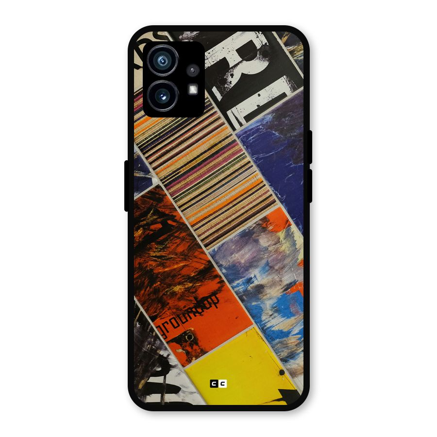 Multiple Textures Metal Back Case for Nothing Phone 1
