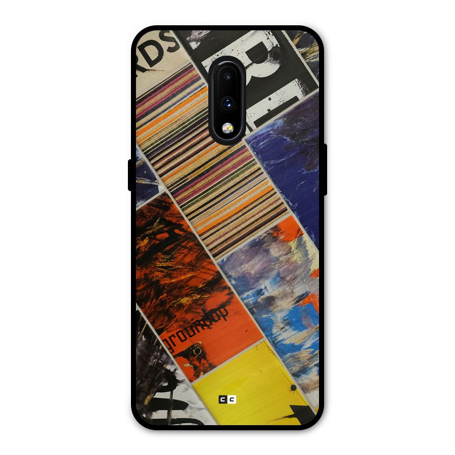 Multiple Textures Metal Back Case for OnePlus 7