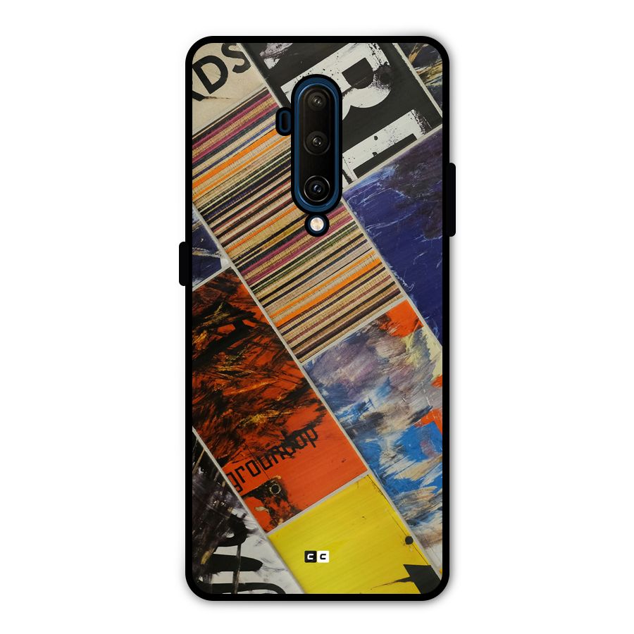 Multiple Textures Metal Back Case for OnePlus 7T Pro