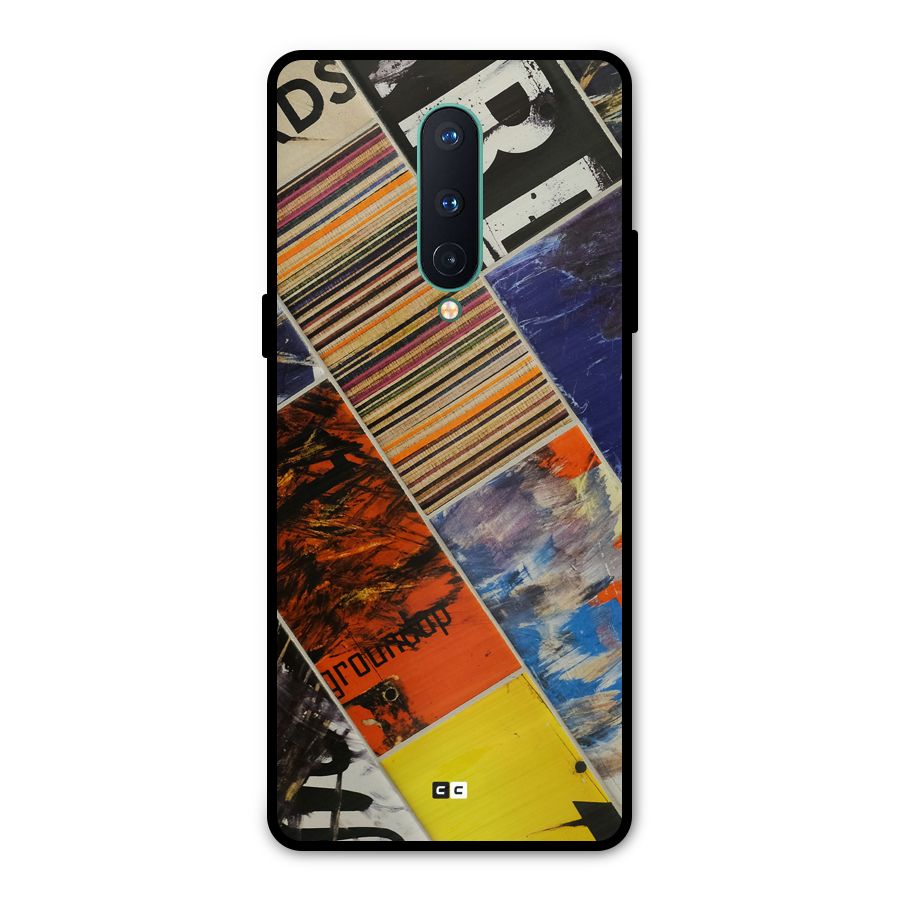 Multiple Textures Metal Back Case for OnePlus 8