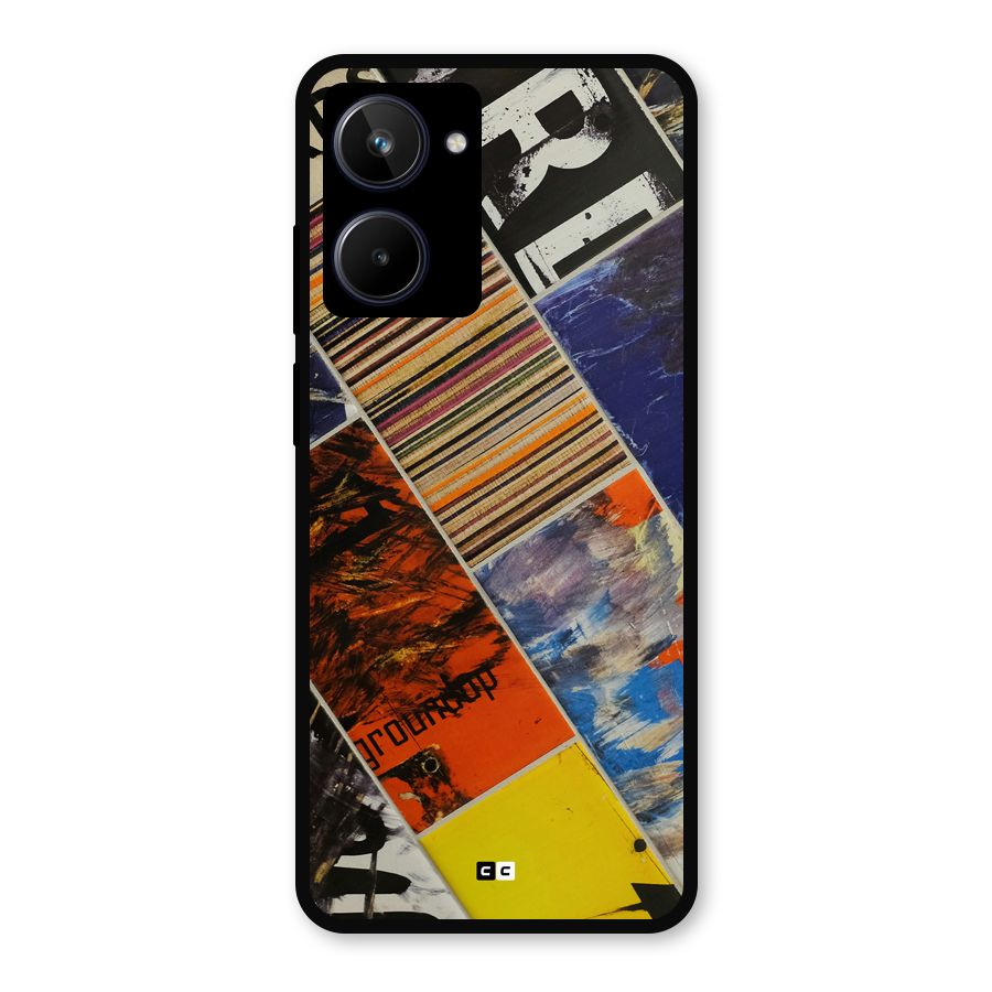 Multiple Textures Metal Back Case for Realme 10
