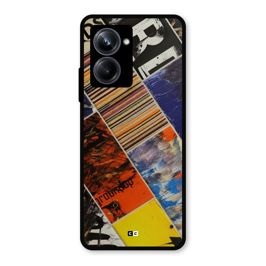 Multiple Textures Metal Back Case for Realme 10 Pro