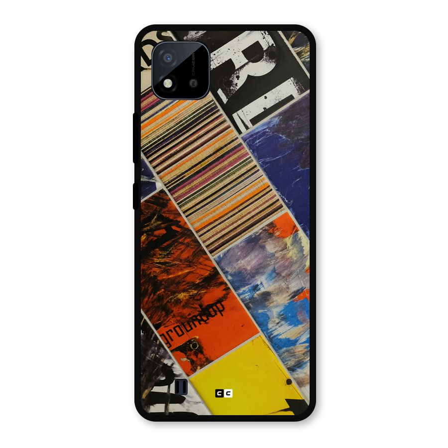 Multiple Textures Metal Back Case for Realme C11 2021
