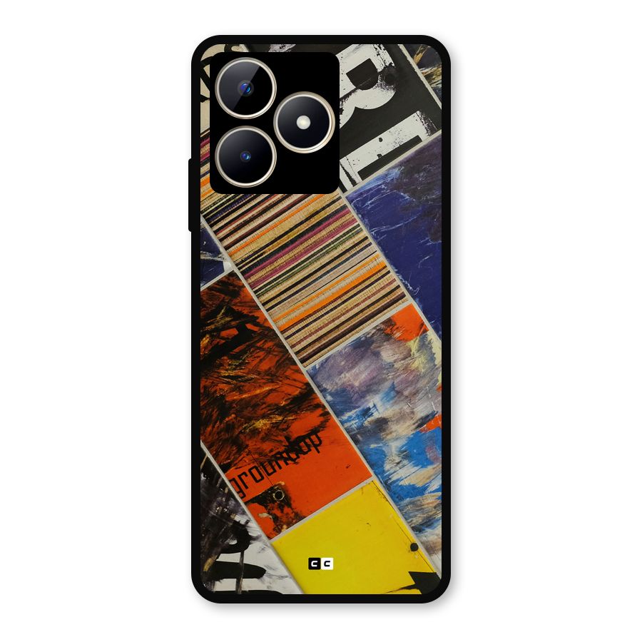 Multiple Textures Metal Back Case for Realme C53