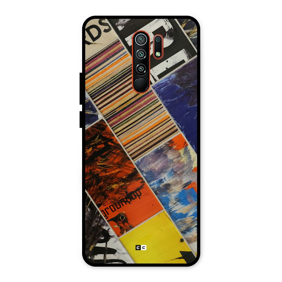 Multiple Textures Metal Back Case for Redmi 9 Prime