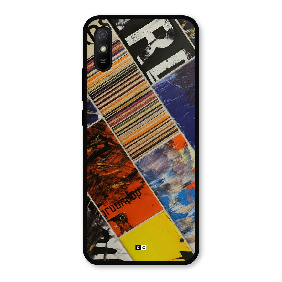 Multiple Textures Metal Back Case for Redmi 9i