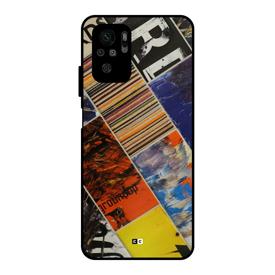 Multiple Textures Metal Back Case for Redmi Note 10S