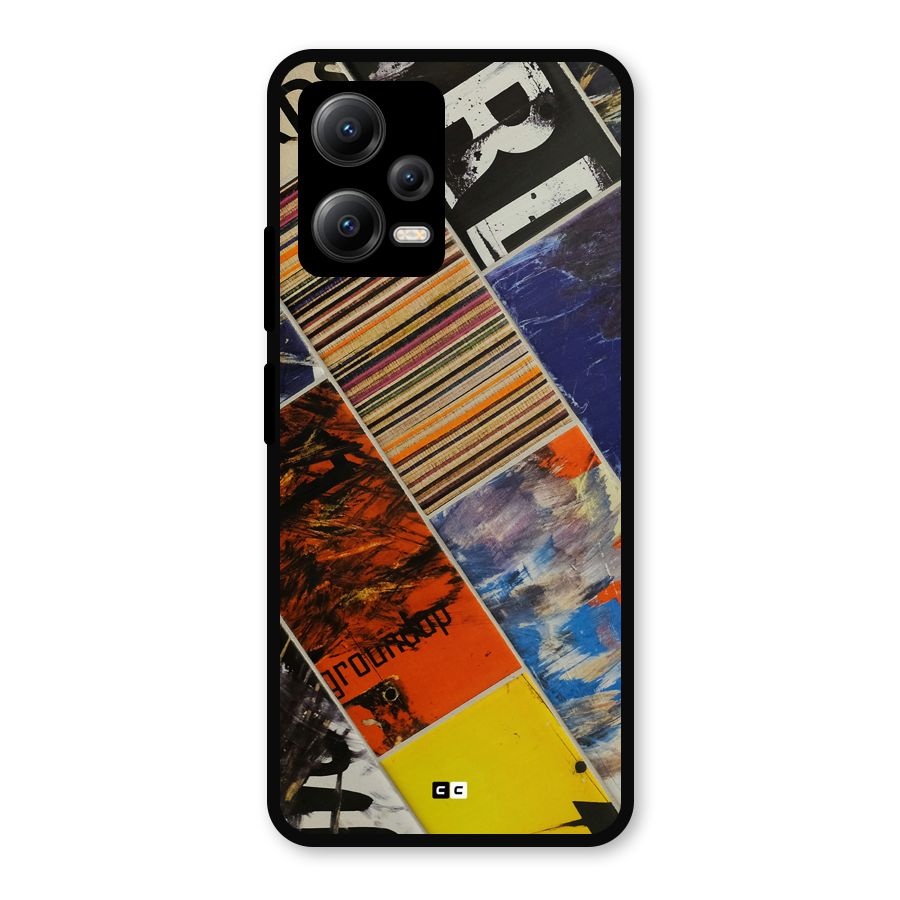 Multiple Textures Metal Back Case for Redmi Note 12 5G