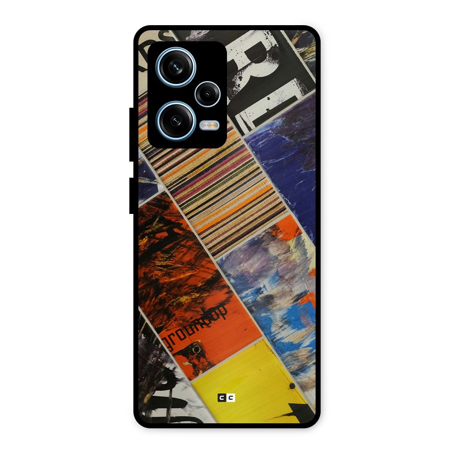 Multiple Textures Metal Back Case for Redmi Note 12 Pro