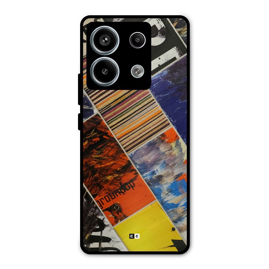 Multiple Textures Metal Back Case for Redmi Note 13 Pro 5G