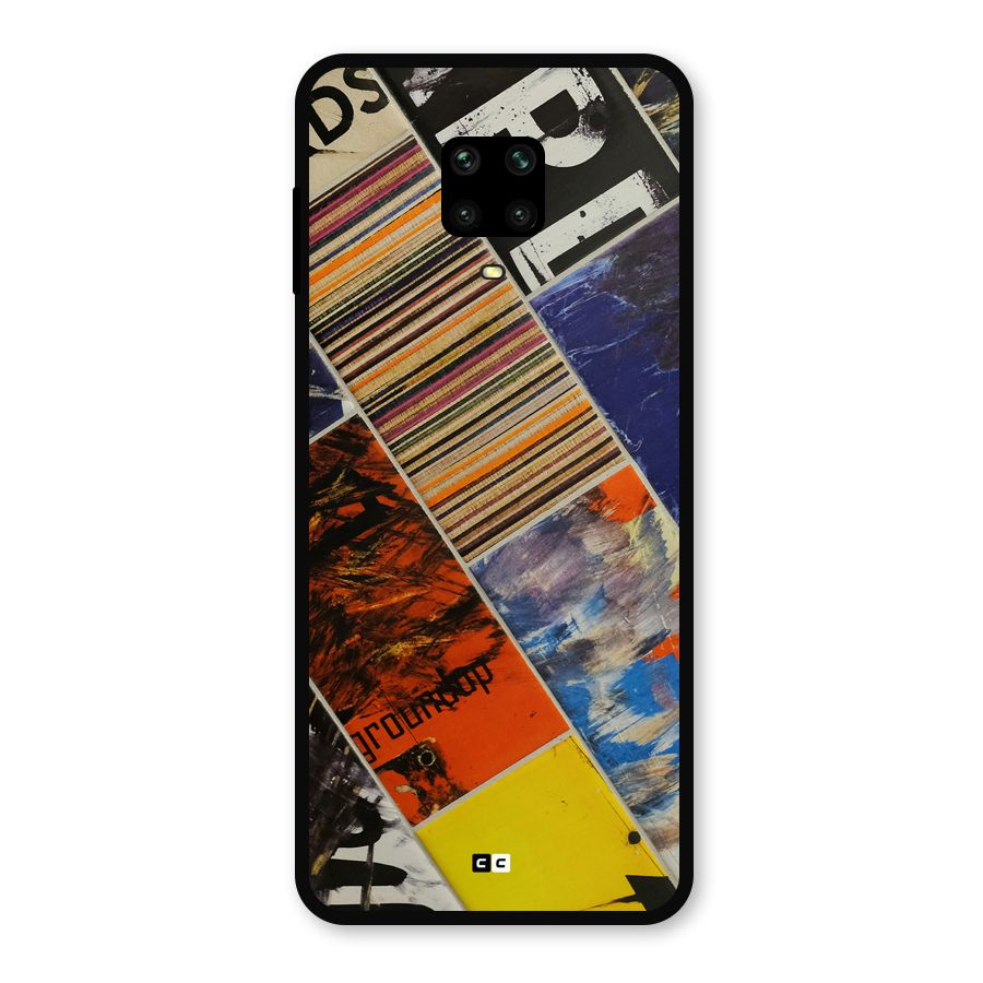 Multiple Textures Metal Back Case for Redmi Note 9 Pro