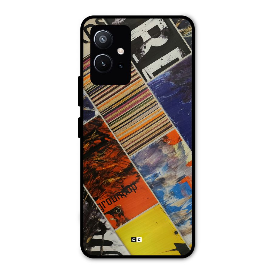 Multiple Textures Metal Back Case for Vivo T1 5G