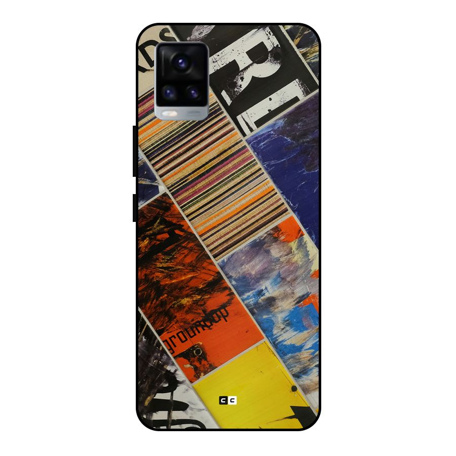 Multiple Textures Metal Back Case for Vivo V20 2021