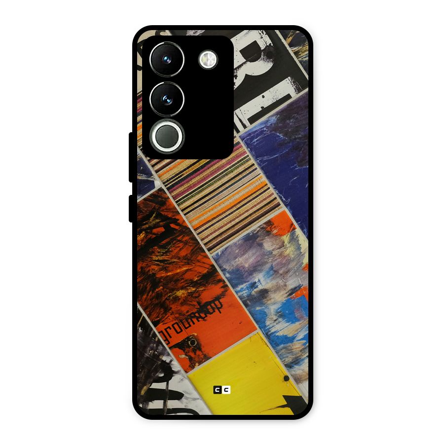 Multiple Textures Metal Back Case for Vivo Y200