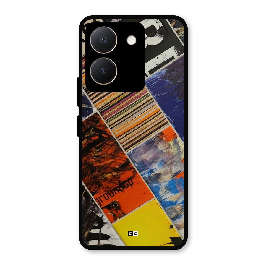 Multiple Textures Metal Back Case for Vivo Y36