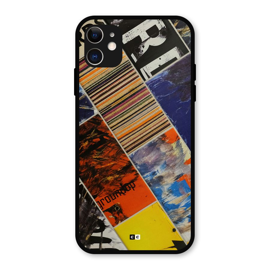 Multiple Textures Metal Back Case for iPhone 11