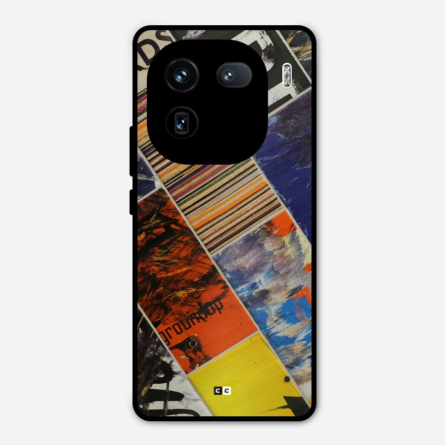 Multiple Textures Metal Back Case for iQOO 12