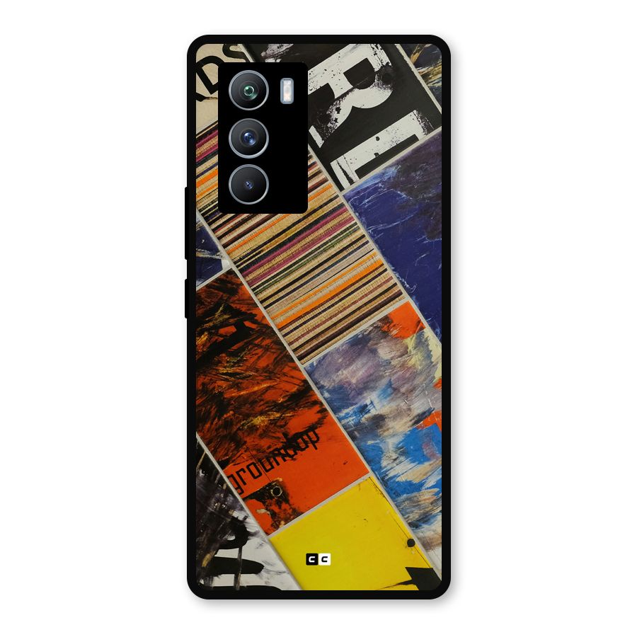 Multiple Textures Metal Back Case for iQOO 9 SE