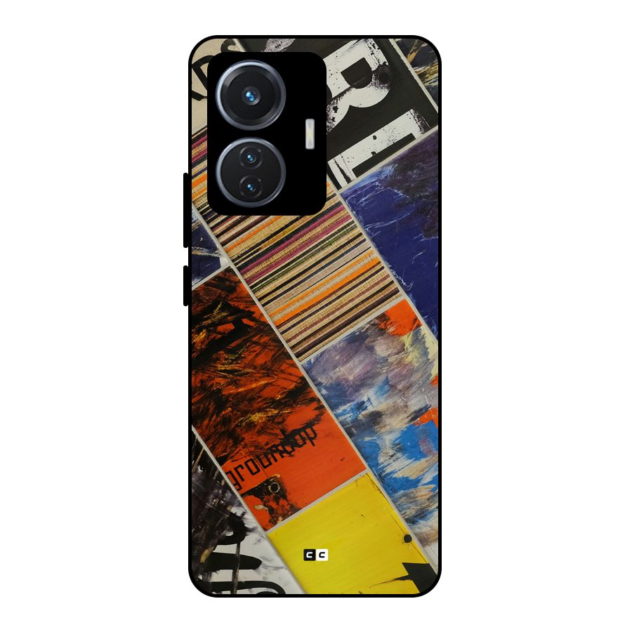 Multiple Textures Metal Back Case for iQOO Z6 44W