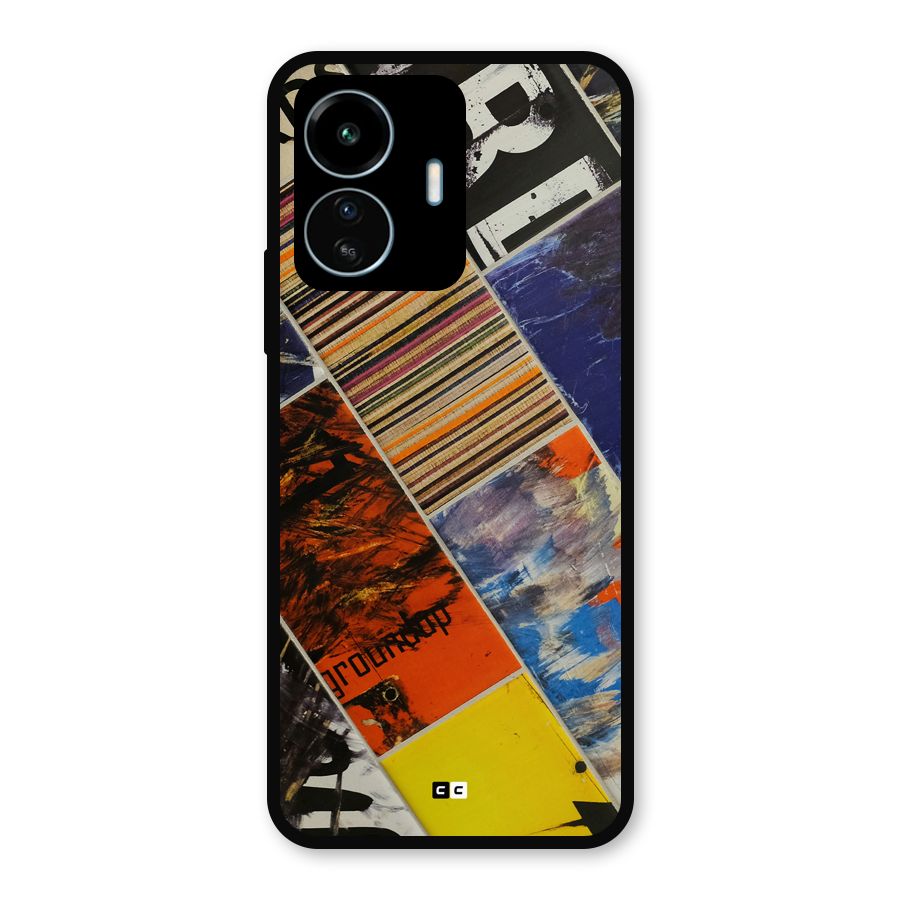 Multiple Textures Metal Back Case for vivo iQOO Z6 Lite 5G