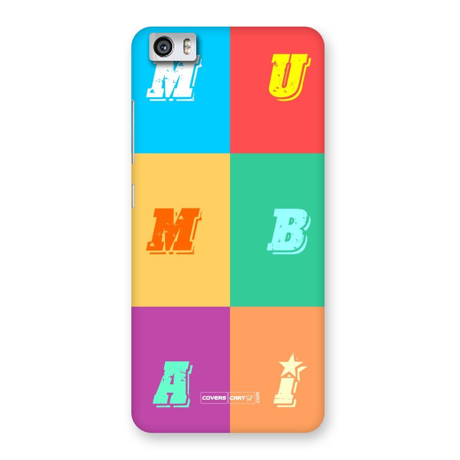Mumbai Alphabets Back Case for Xiaomi Redmi Mi5