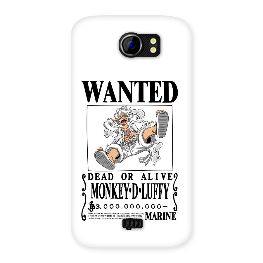 Munkey D Luffy Wanted  Back Case for Canvas 2 A110