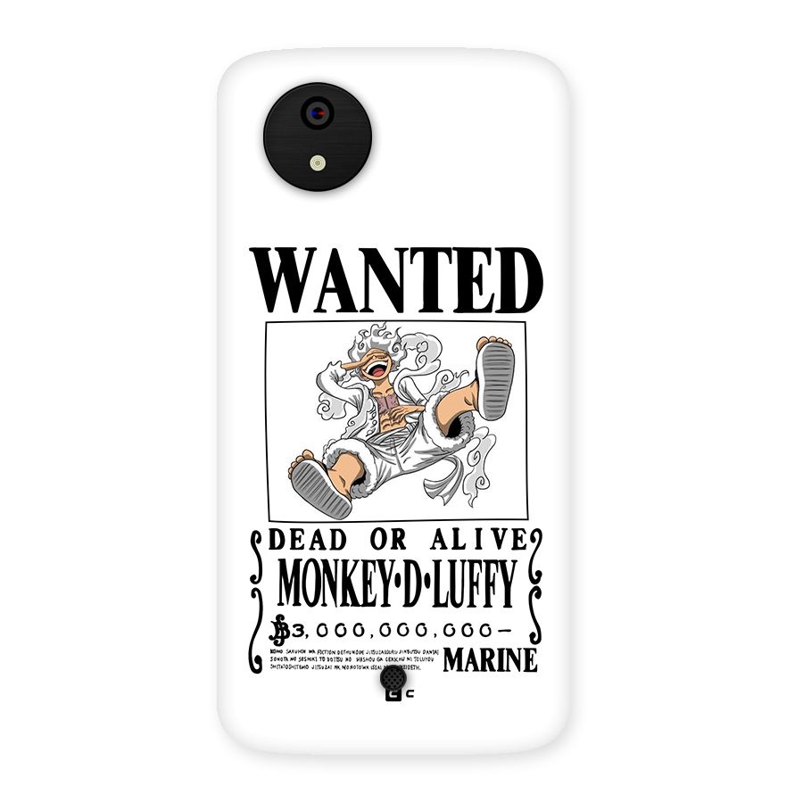 Munkey D Luffy Wanted  Back Case for Canvas A1  AQ4501