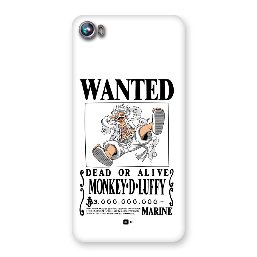 Munkey D Luffy Wanted  Back Case for Canvas Fire 4 (A107)