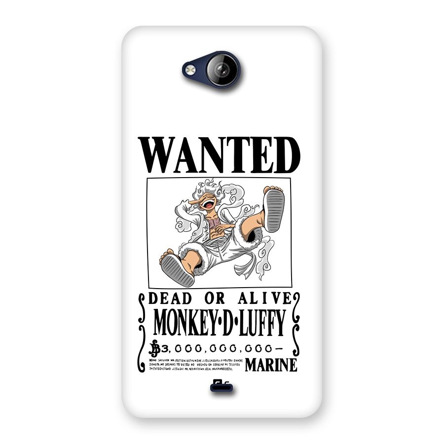 Munkey D Luffy Wanted  Back Case for Canvas Play Q355
