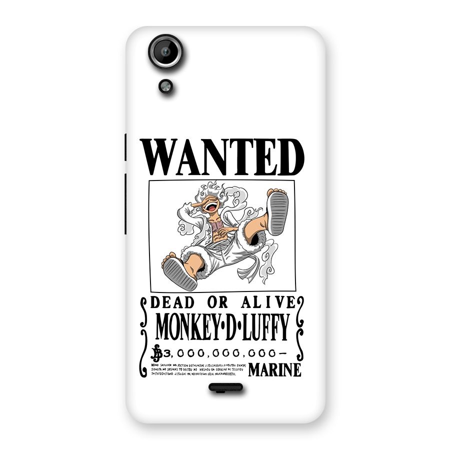 Munkey D Luffy Wanted  Back Case for Canvas Selfie Lens Q345