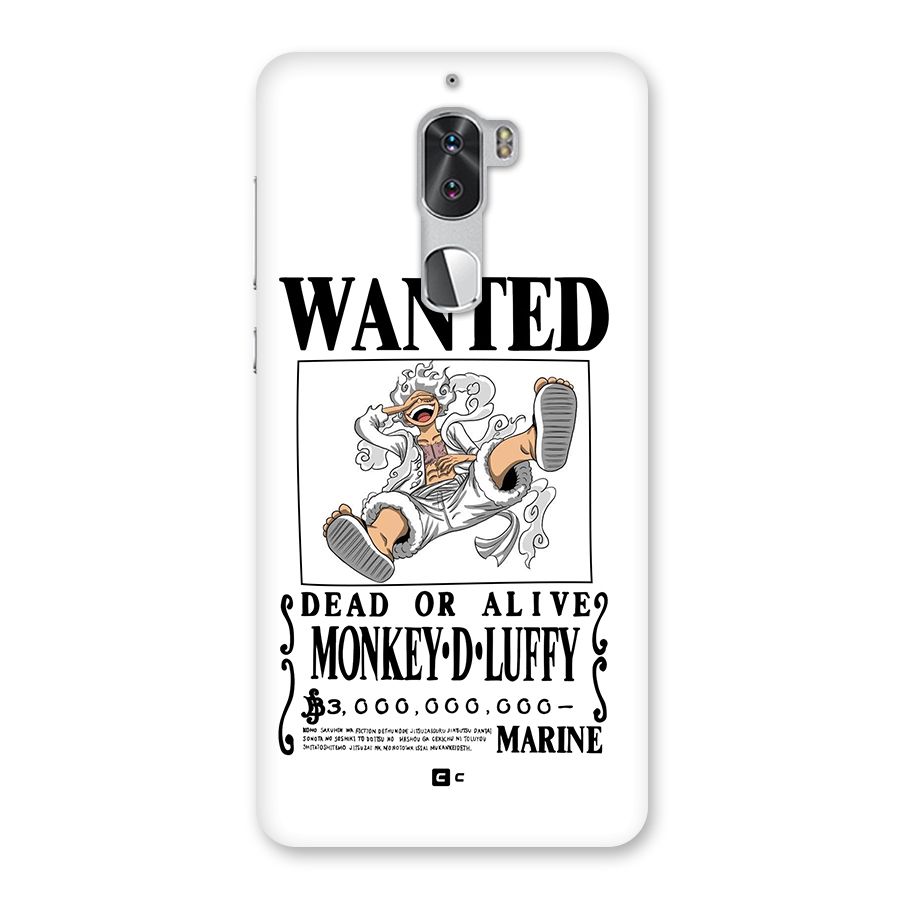 Munkey D Luffy Wanted  Back Case for Coolpad Cool 1