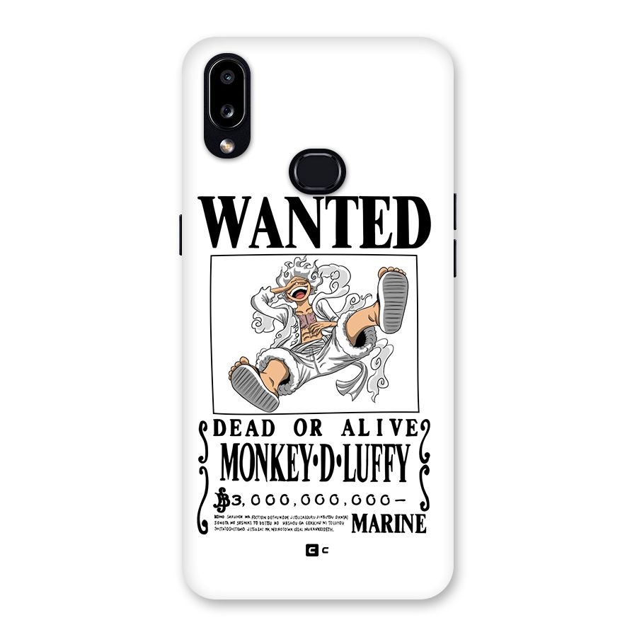 Munkey D Luffy Wanted  Back Case for Galaxy A10s