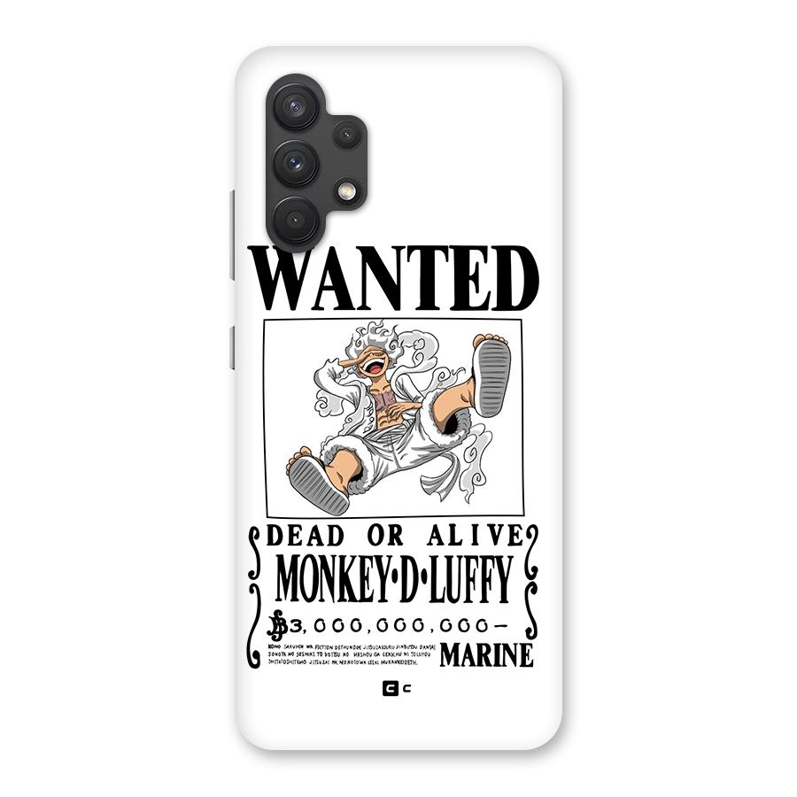 Munkey D Luffy Wanted  Back Case for Galaxy A32