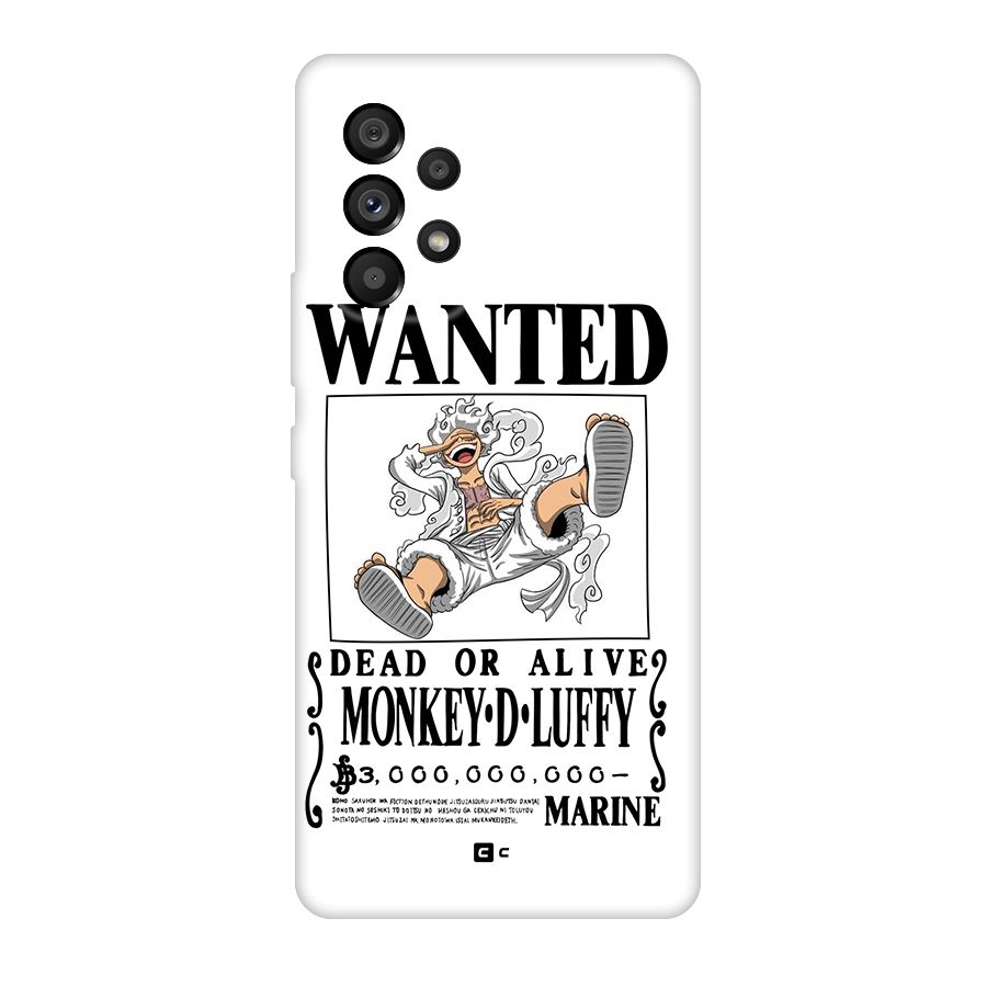 Munkey D Luffy Wanted  Back Case for Galaxy A53 5G
