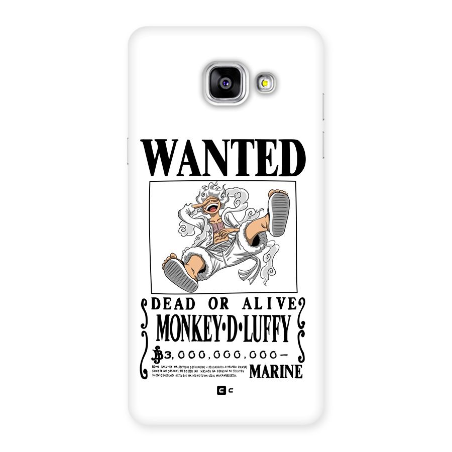 Munkey D Luffy Wanted  Back Case for Galaxy A5 (2016)
