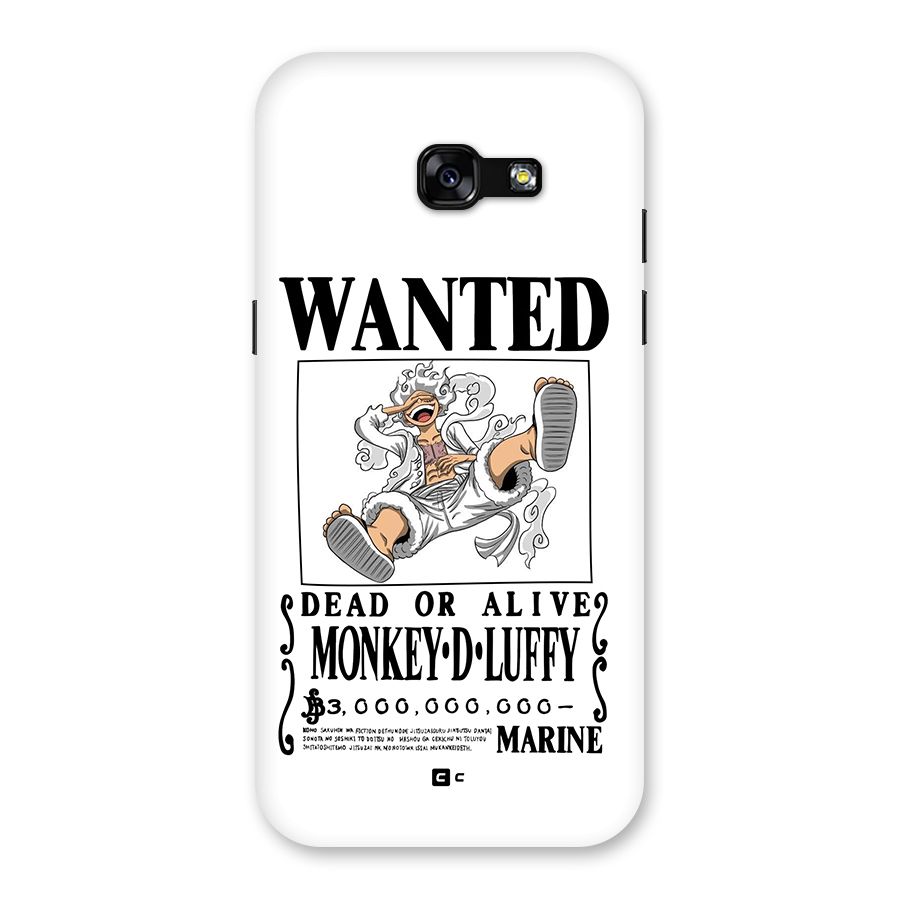 Munkey D Luffy Wanted  Back Case for Galaxy A5 2017