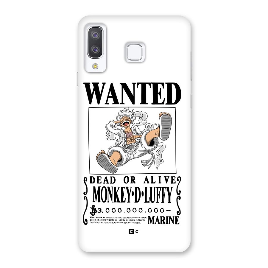 Munkey D Luffy Wanted  Back Case for Galaxy A8 Star